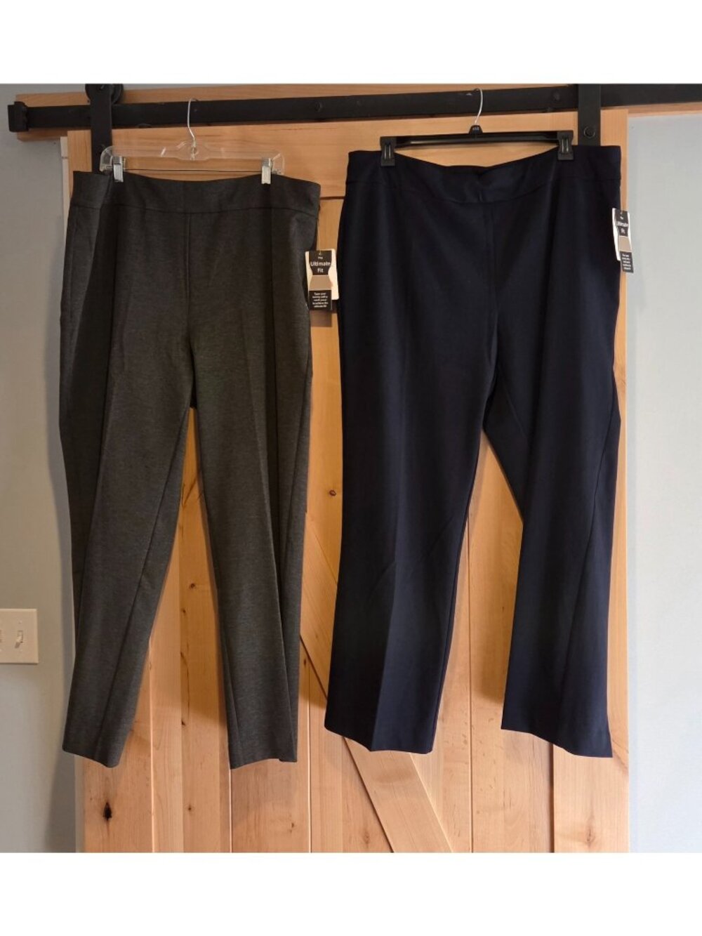 Lot of 2 New! Zac & Rachel Pants Sz 20W The Ultimate Fit Straight Leg Pull On